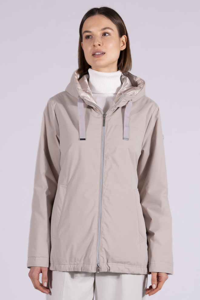 Kapuzenjacke mit Thermore Ecodown Natural-Stretch